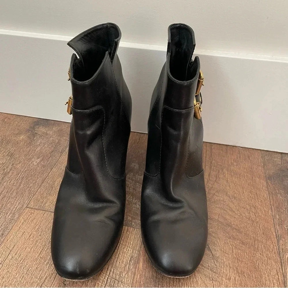 Giuseppe Zanotti  Nikita Buckle Leather Ankle Boots - Picture 7 of 8